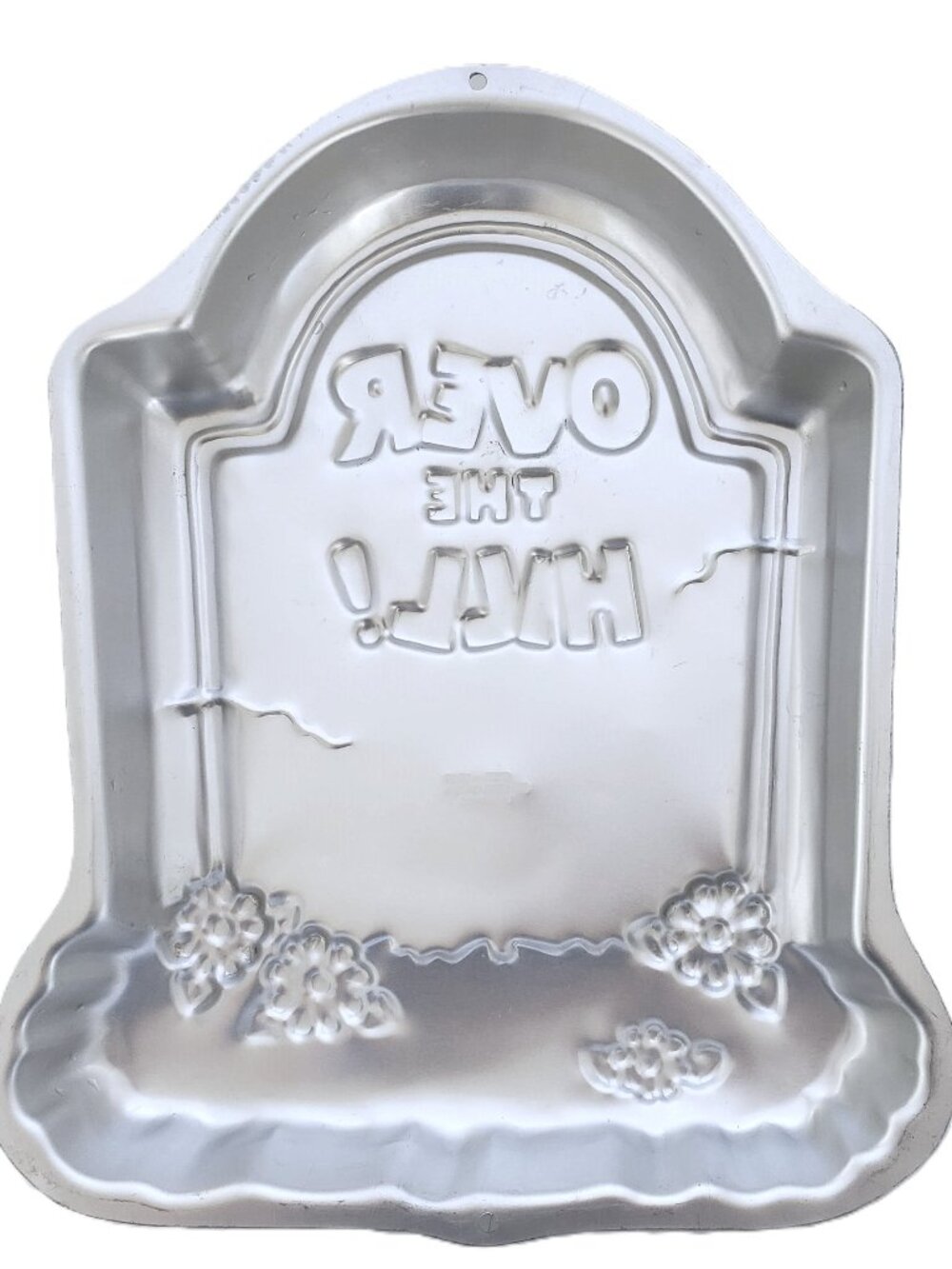 Wilton Over the Hill Cake Pan Headstone 1995 14"H x 11"W Birthday 2105-1237